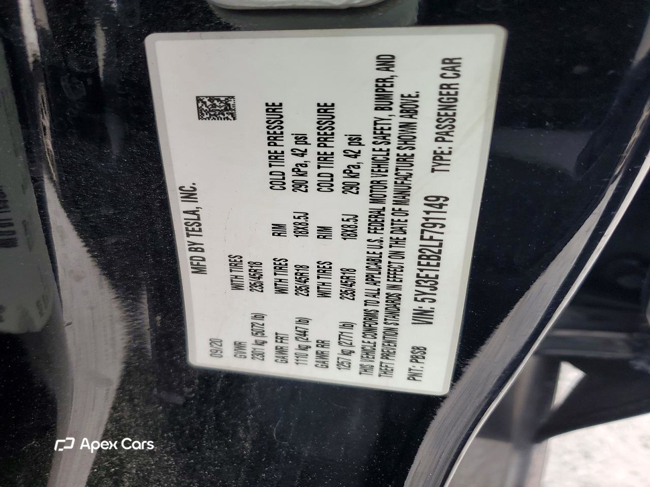 Tesla Model 3 2020