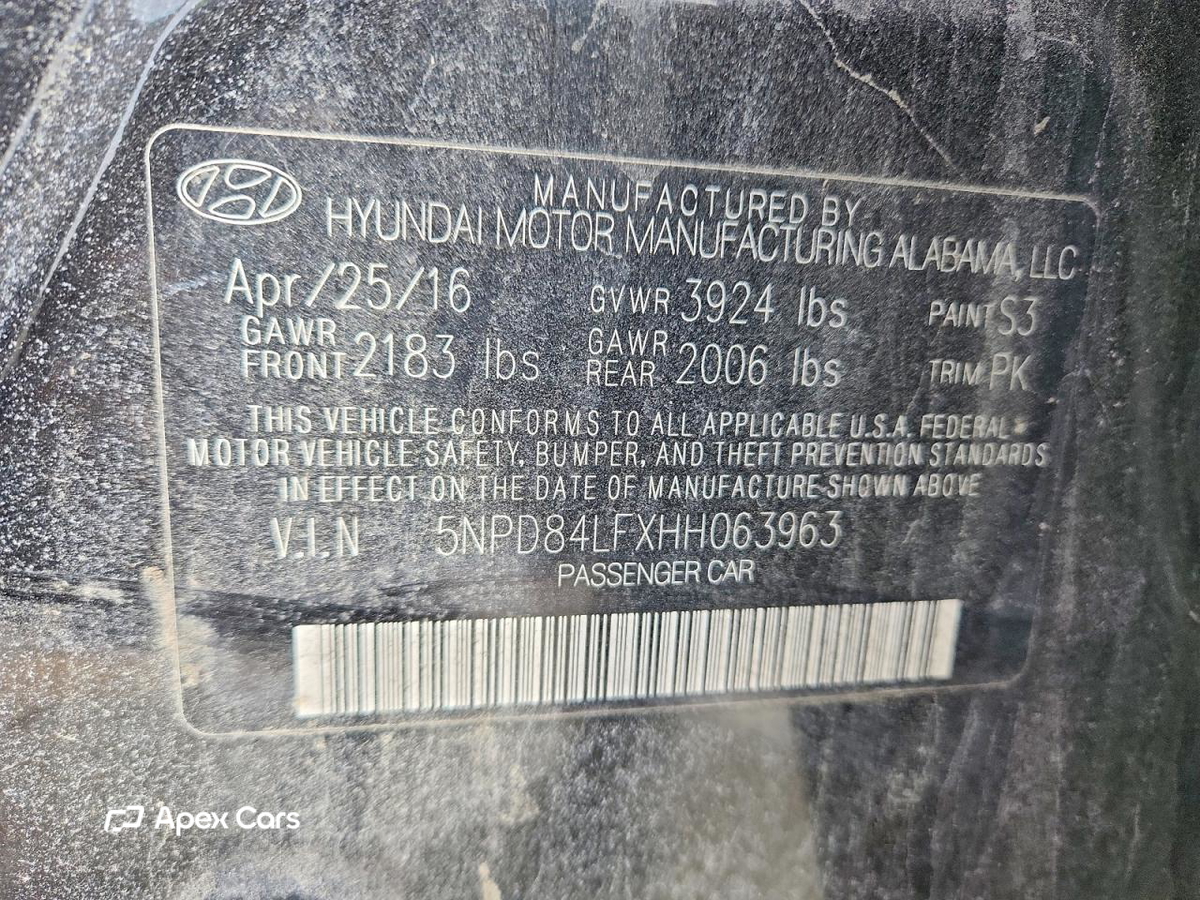 Hyundai Elantra 2017