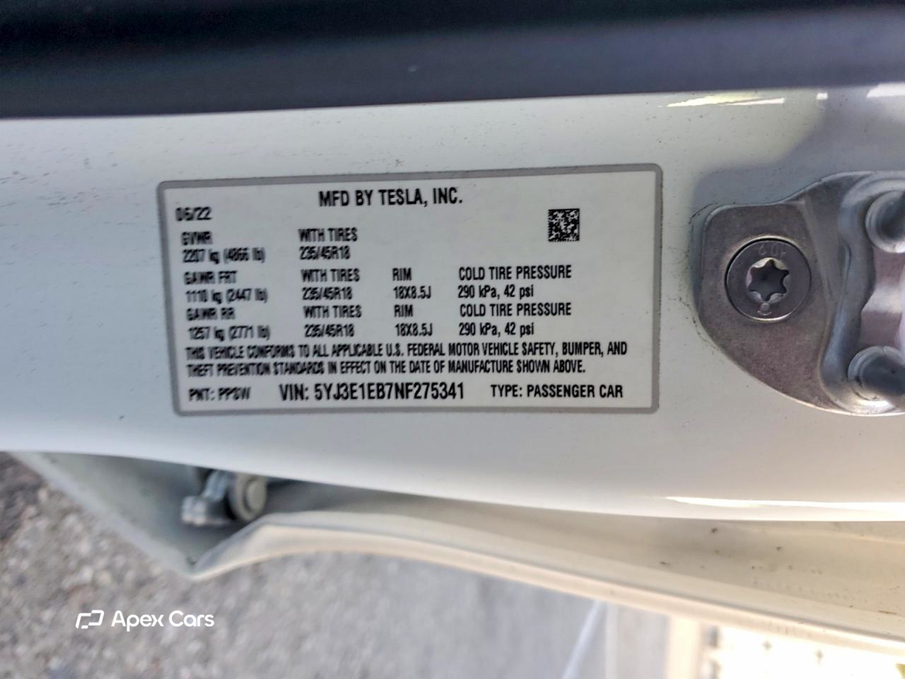 Tesla Model 3 2022