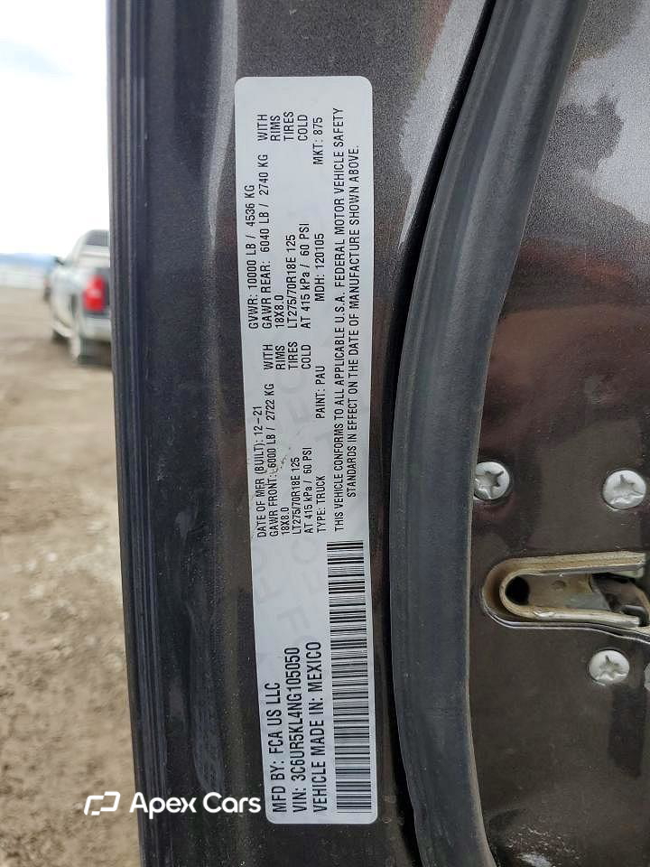 RAM 2500 2022