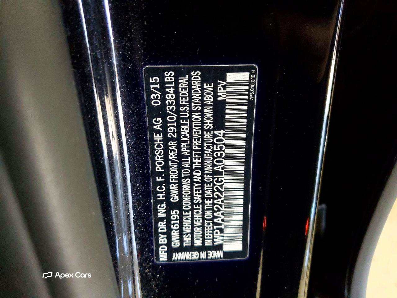 Porsche Cayenne 2016