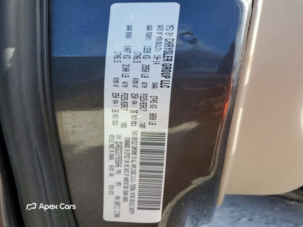 Dodge Caravan 2015
