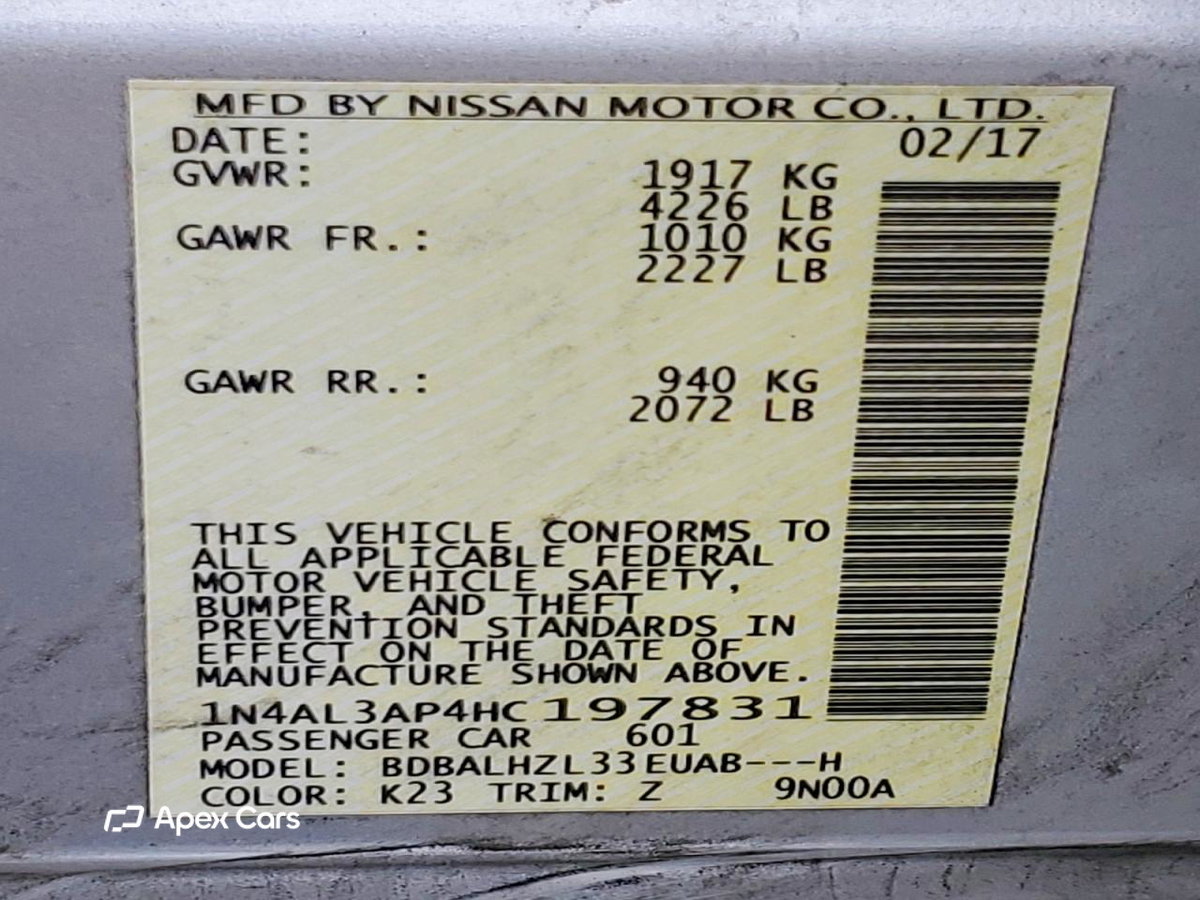 Nissan Altima 2017