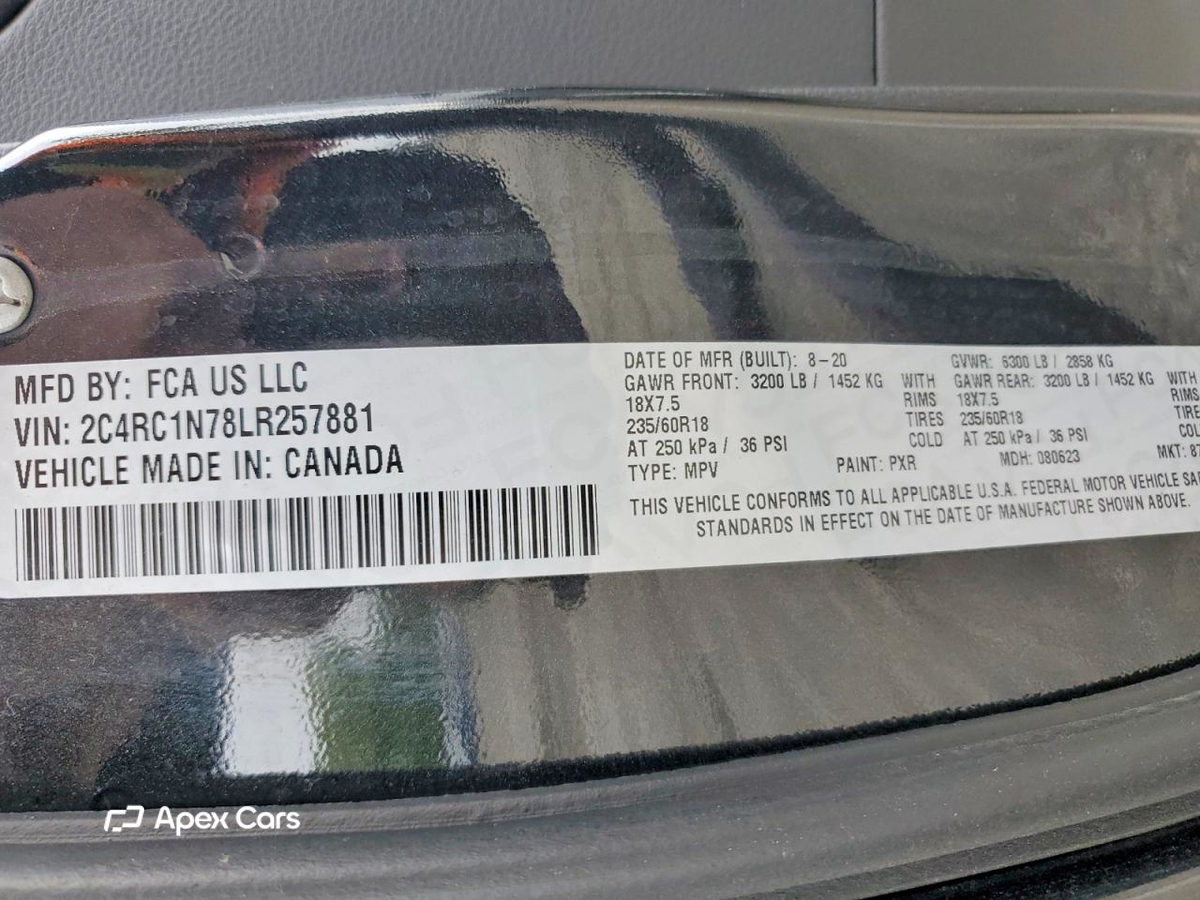 Chrysler Pacifica 2020