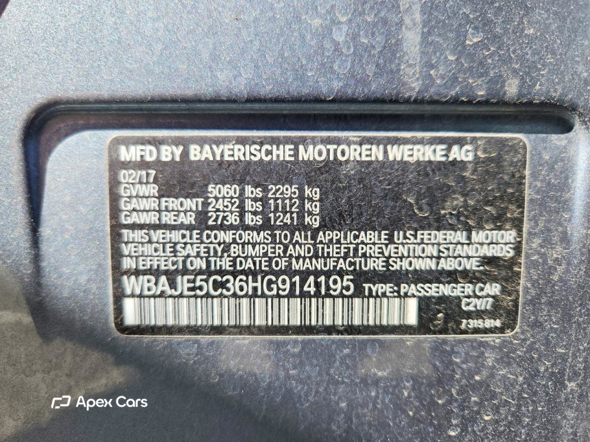 BMW Series 5 2017