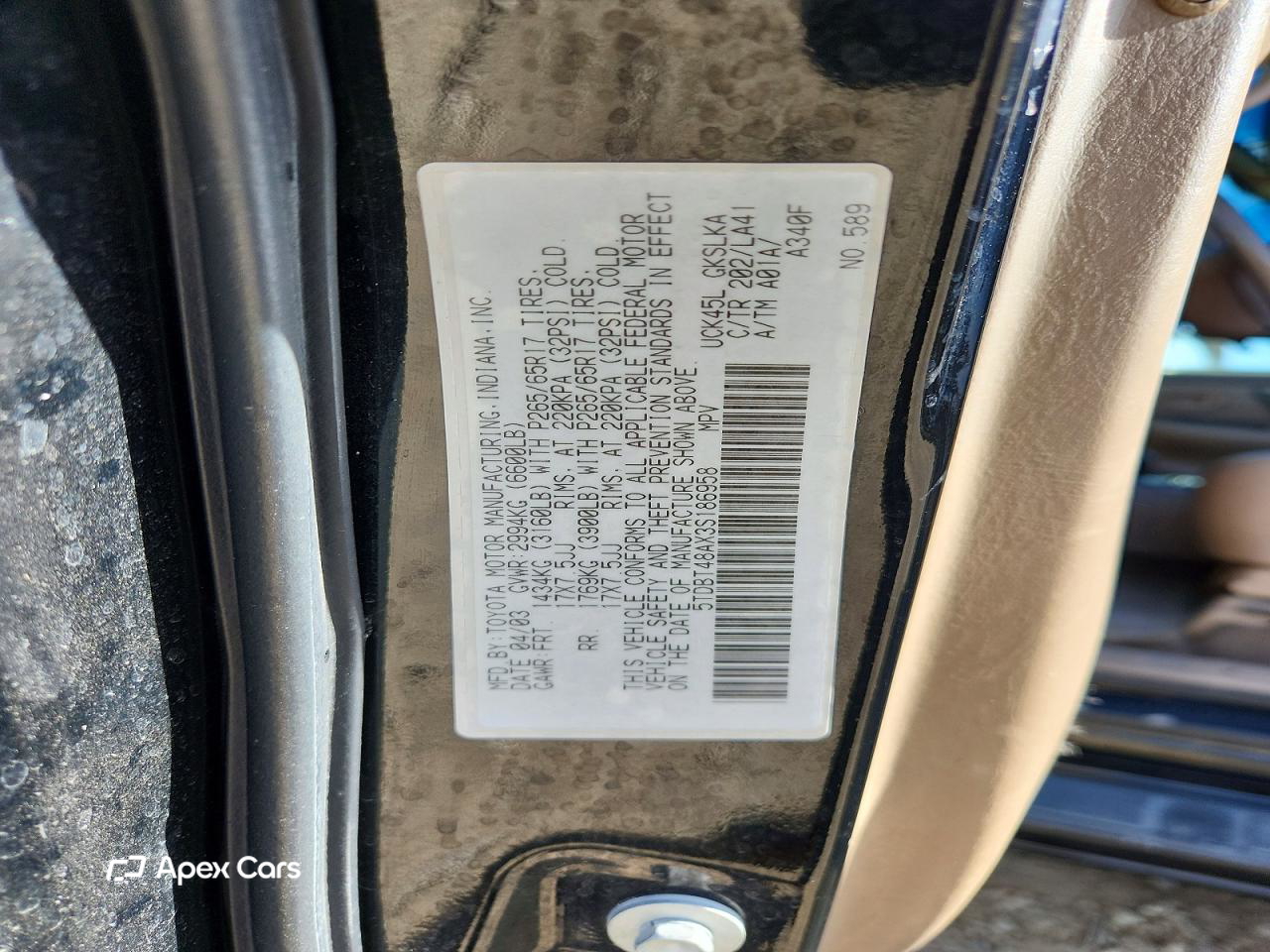 Toyota Sequoia 2003