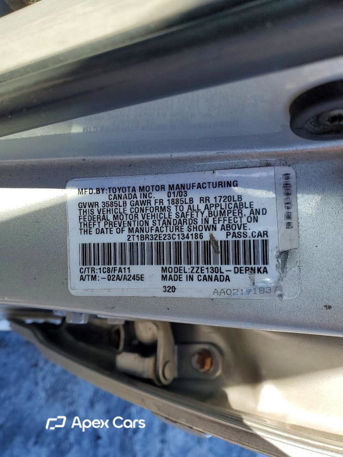 Toyota Corolla 2003