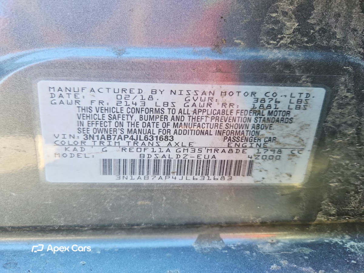 Nissan Sentra 2018