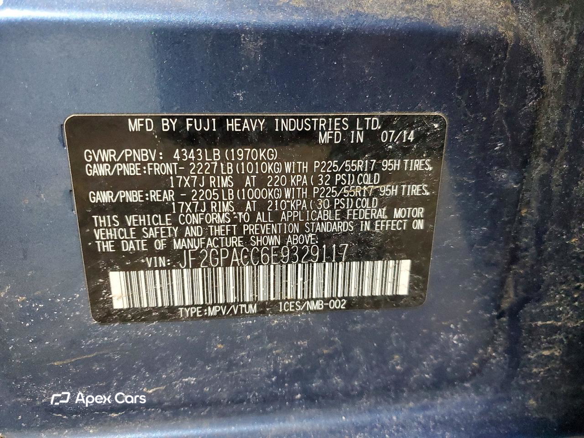 Subaru XV 2014