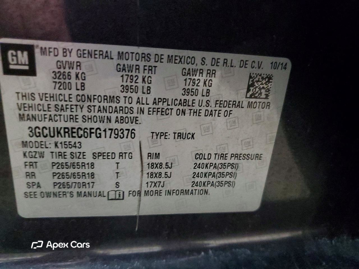 Chevrolet Silverado 2015