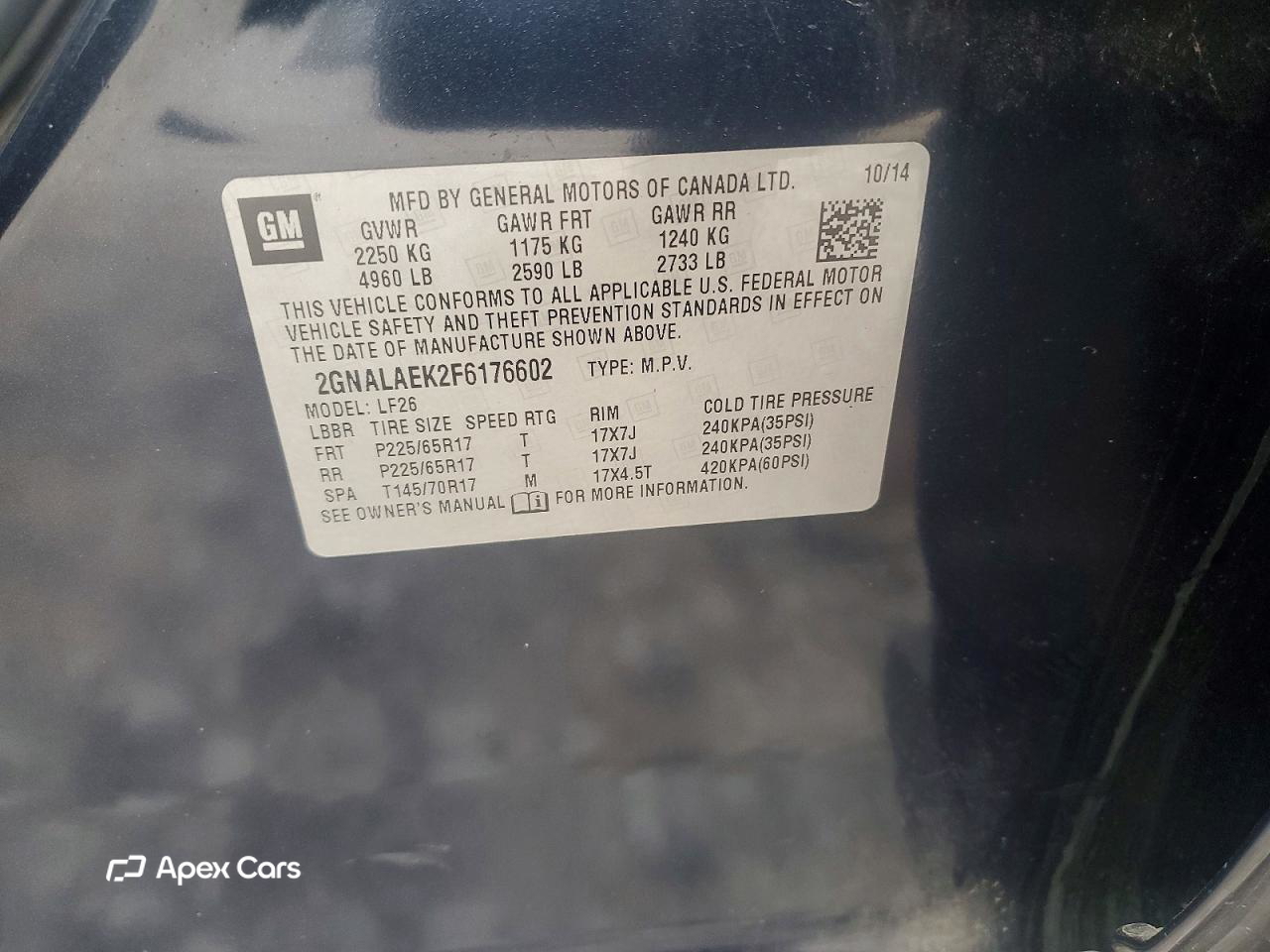 Chevrolet Equinox 2015