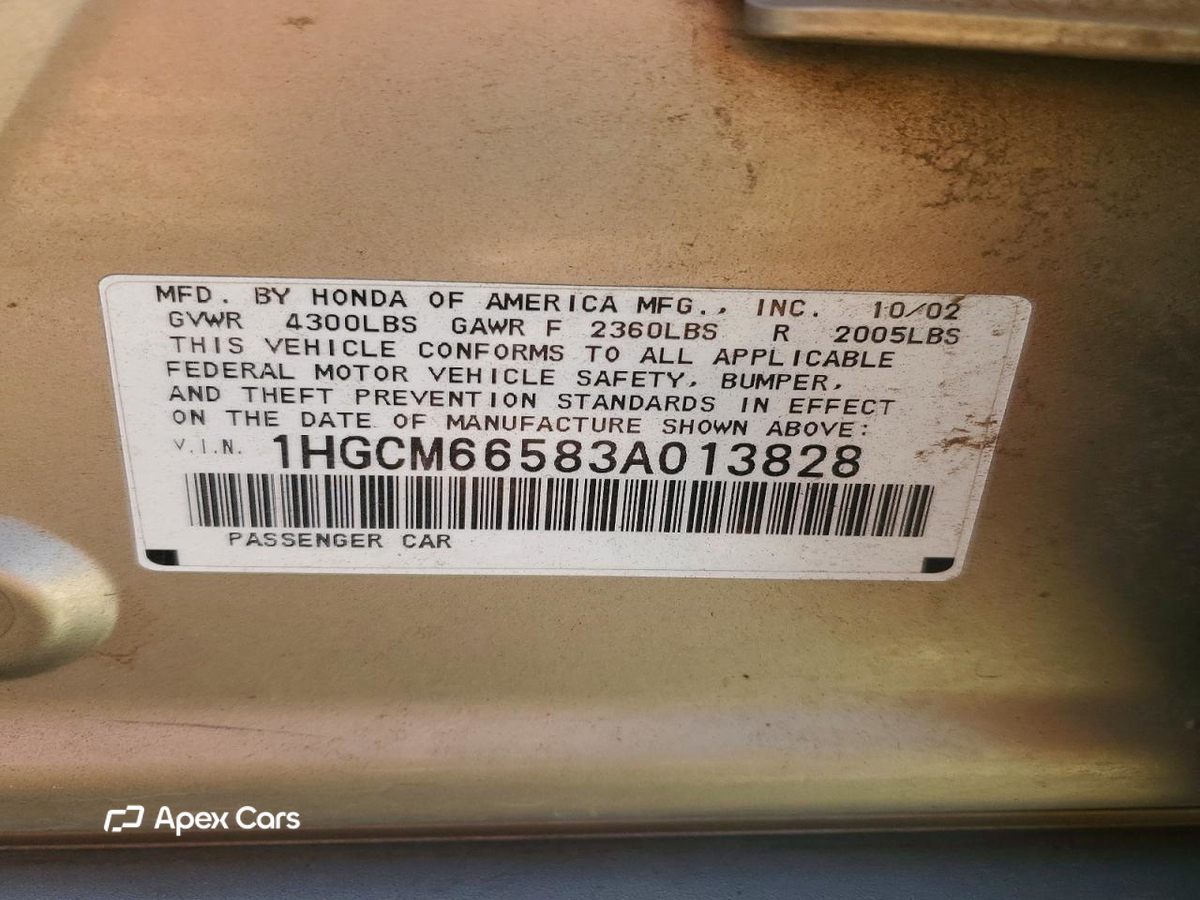 Honda Accord 2003
