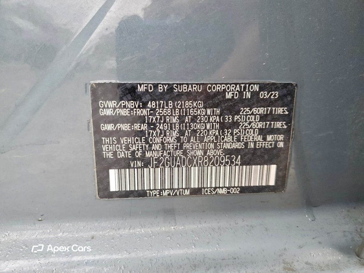 Subaru XV 2024