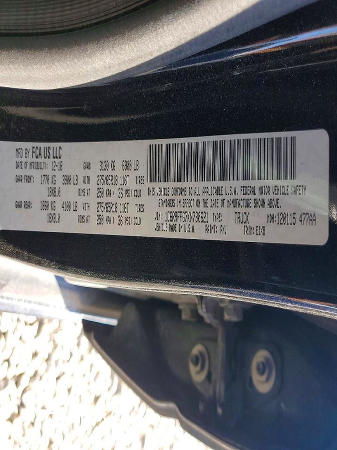 RAM 1500 2019