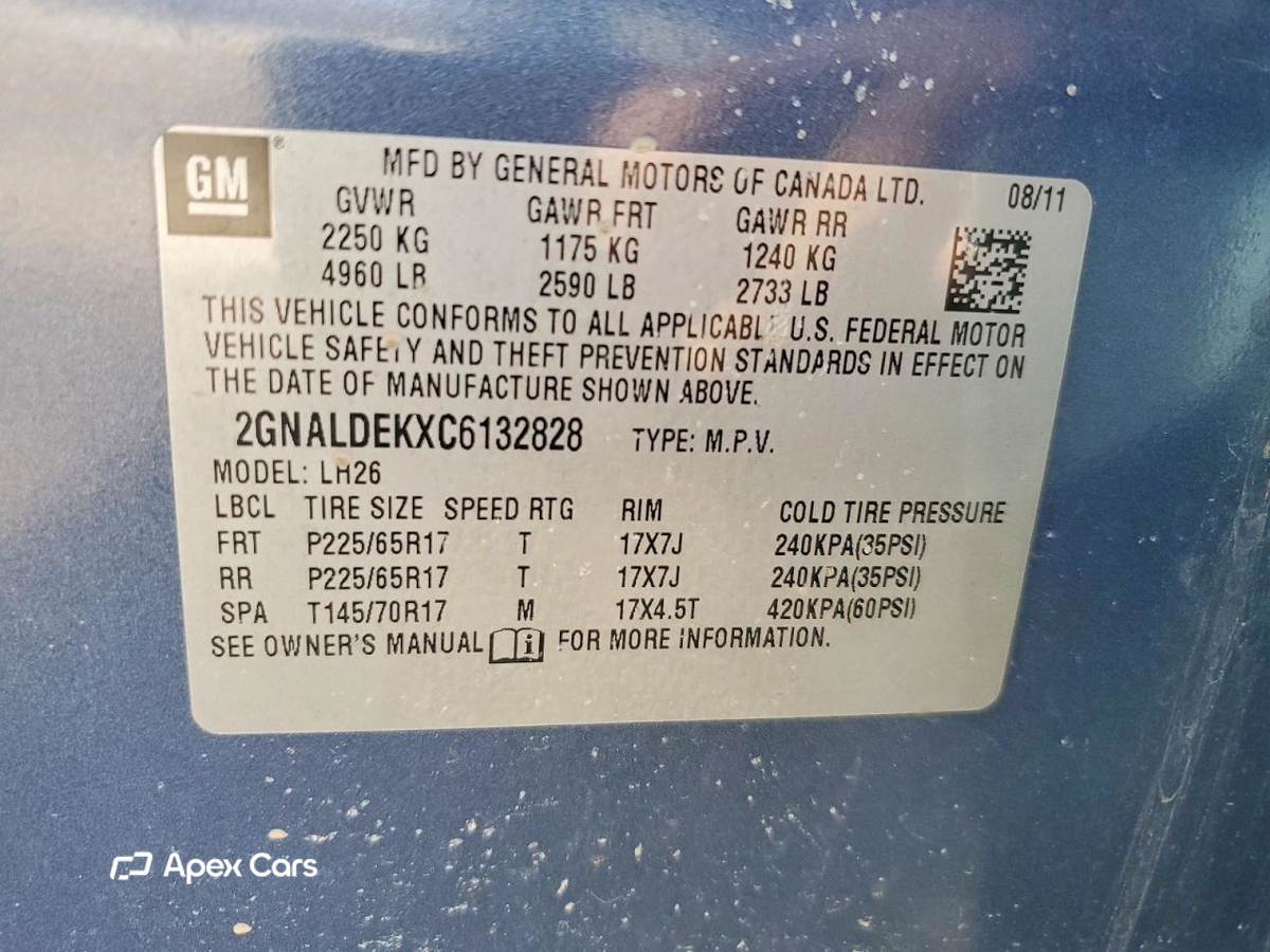 Chevrolet Equinox 2012