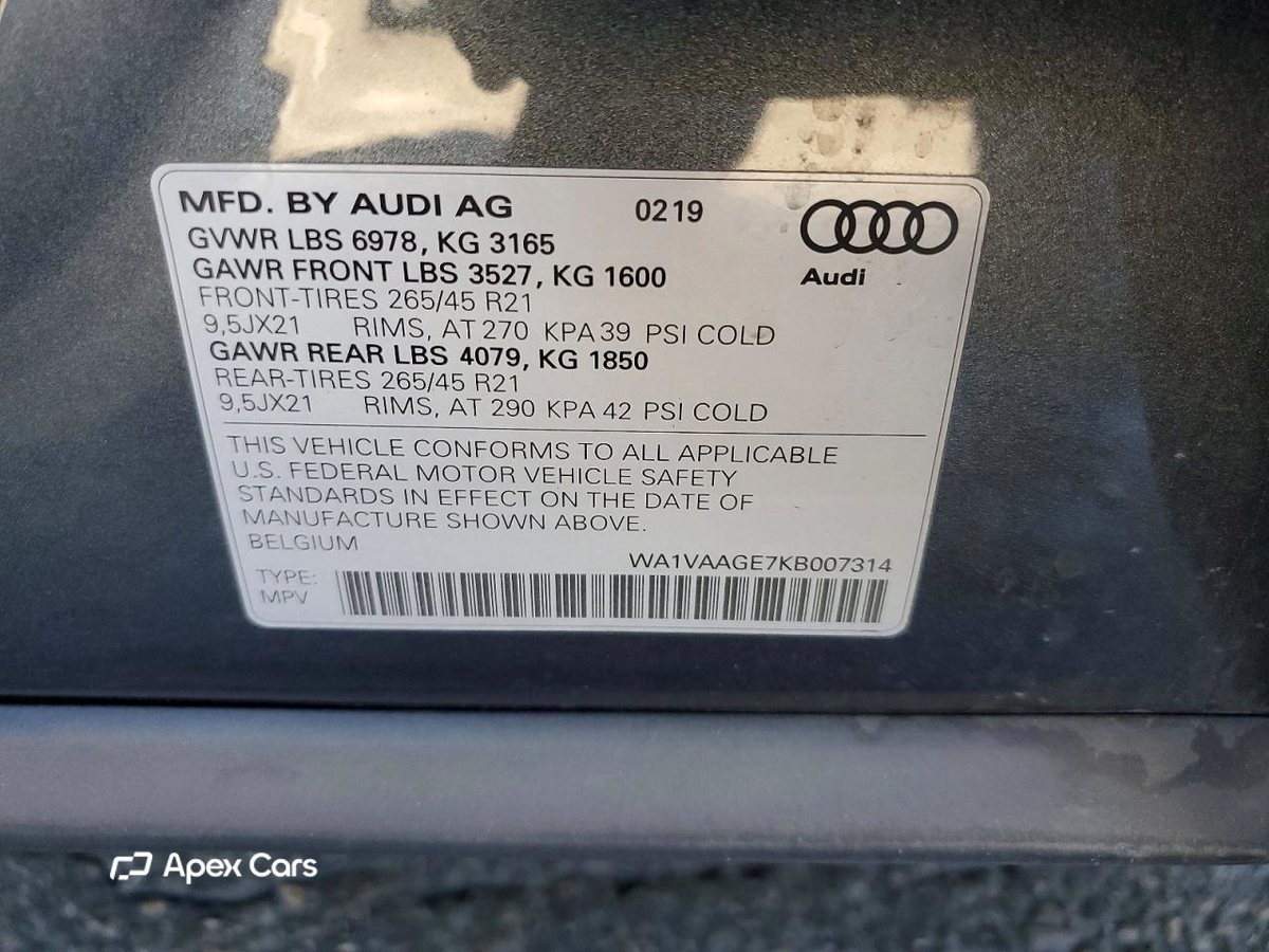 Audi e-tron 2019