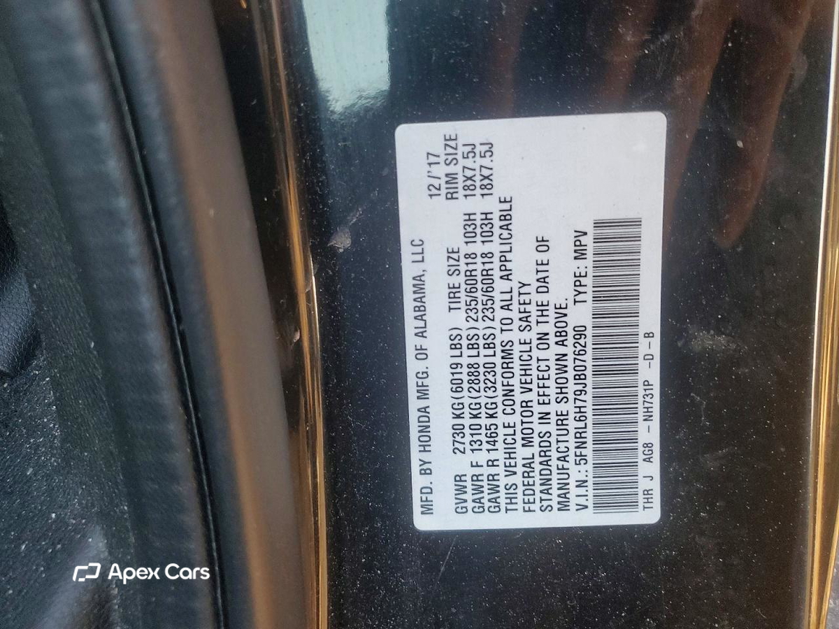 Honda Odyssey 2018
