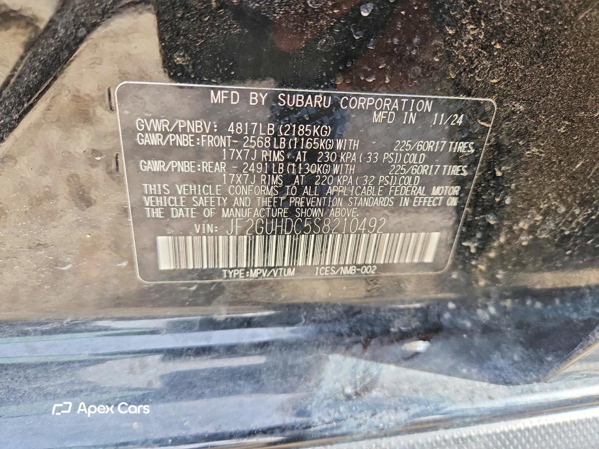 Subaru XV 2025