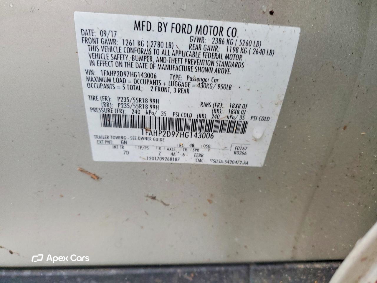 Ford Taurus 2017
