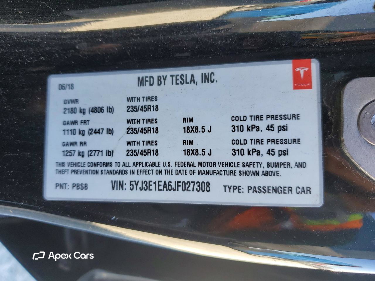 Tesla Model 3 2018