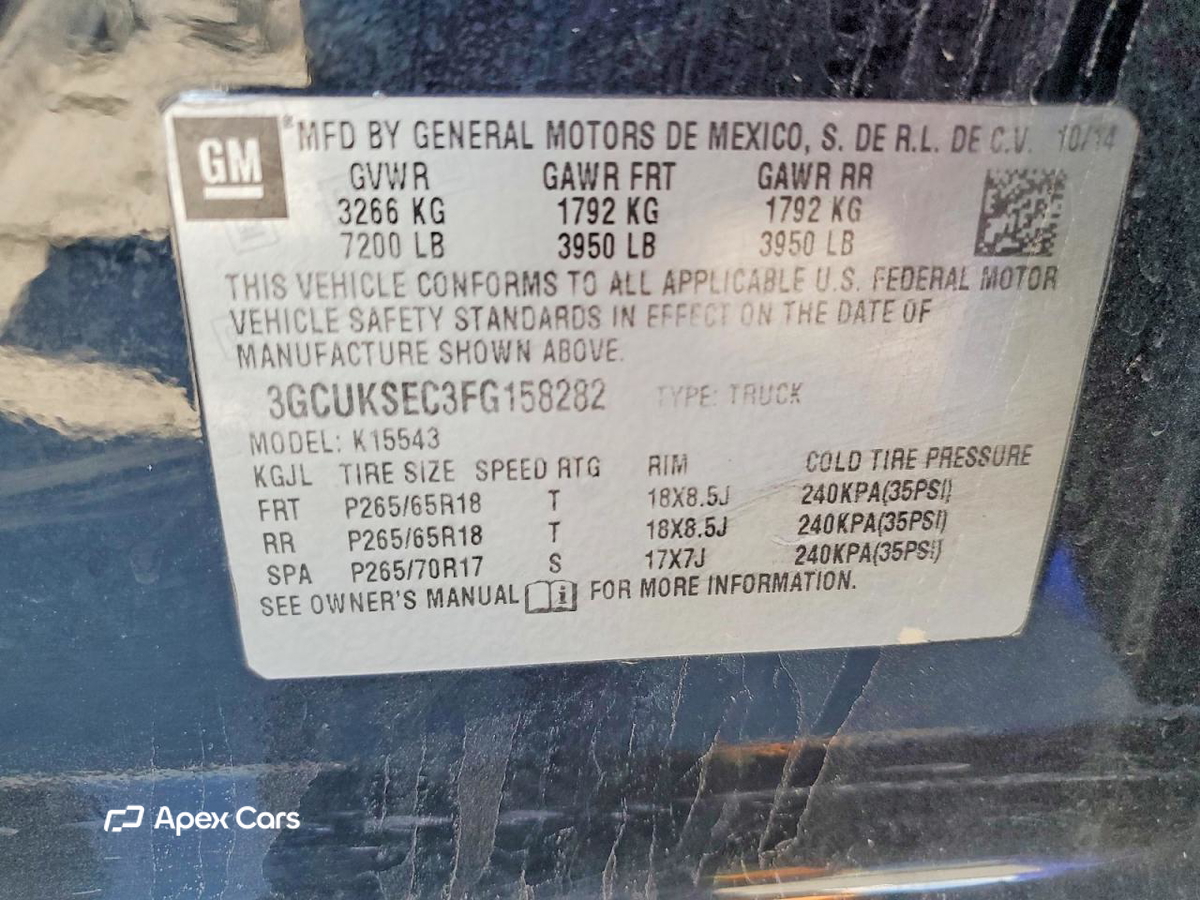 Chevrolet Silverado 2015