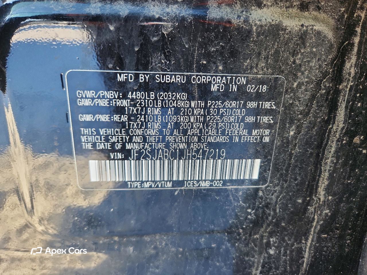 Subaru Forester 2018