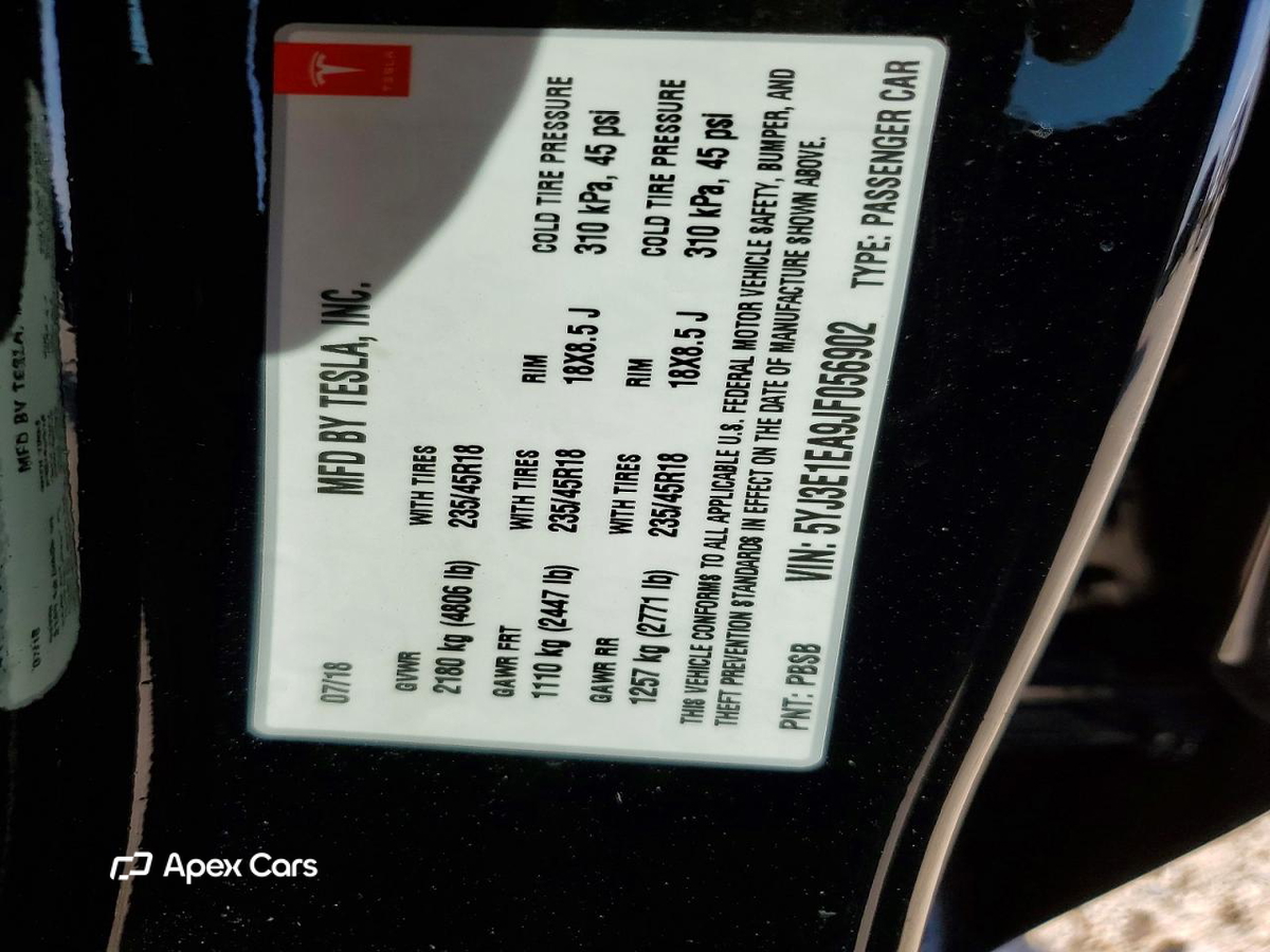 Tesla Model 3 2018