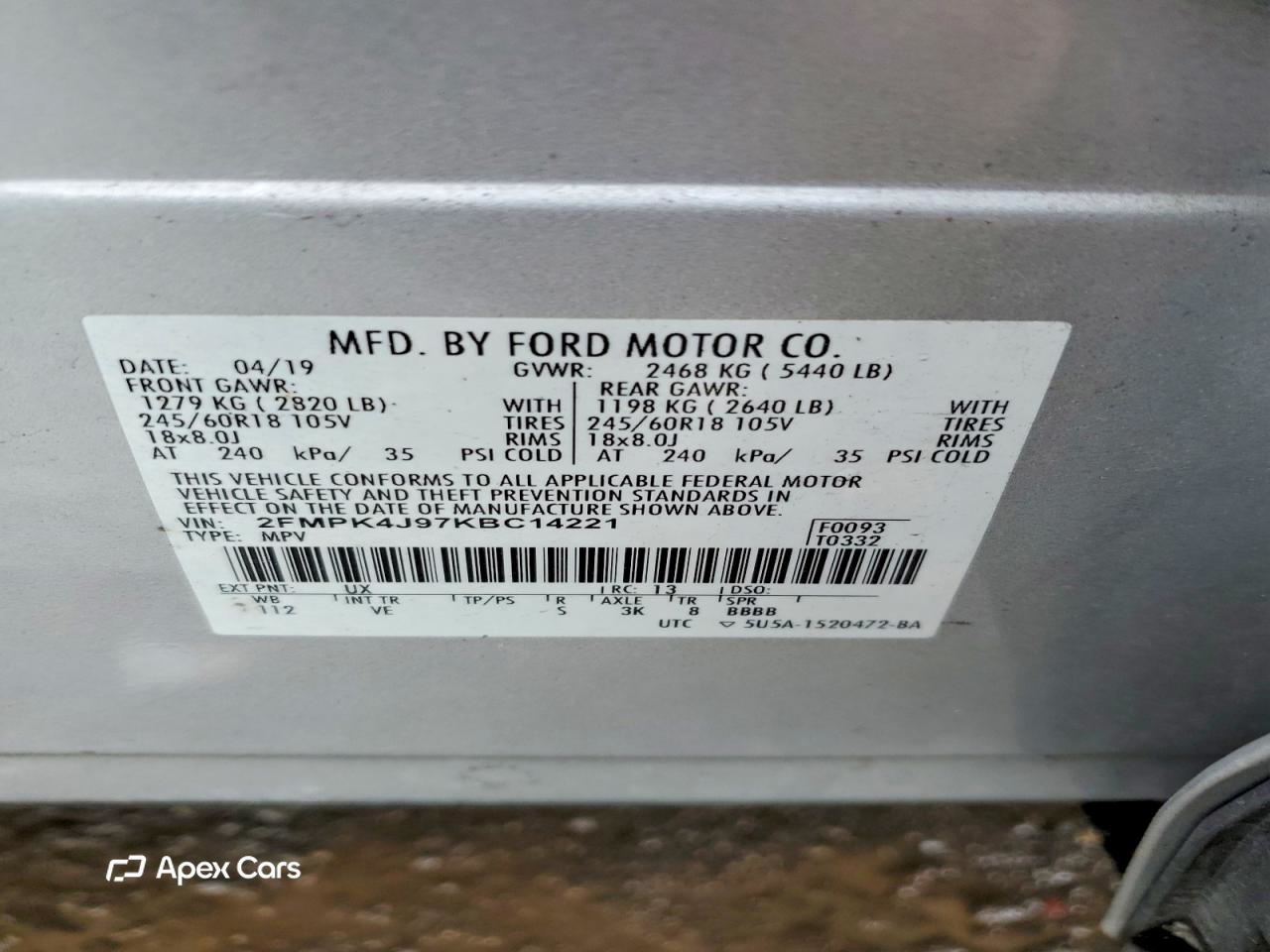 Ford Edge 2019