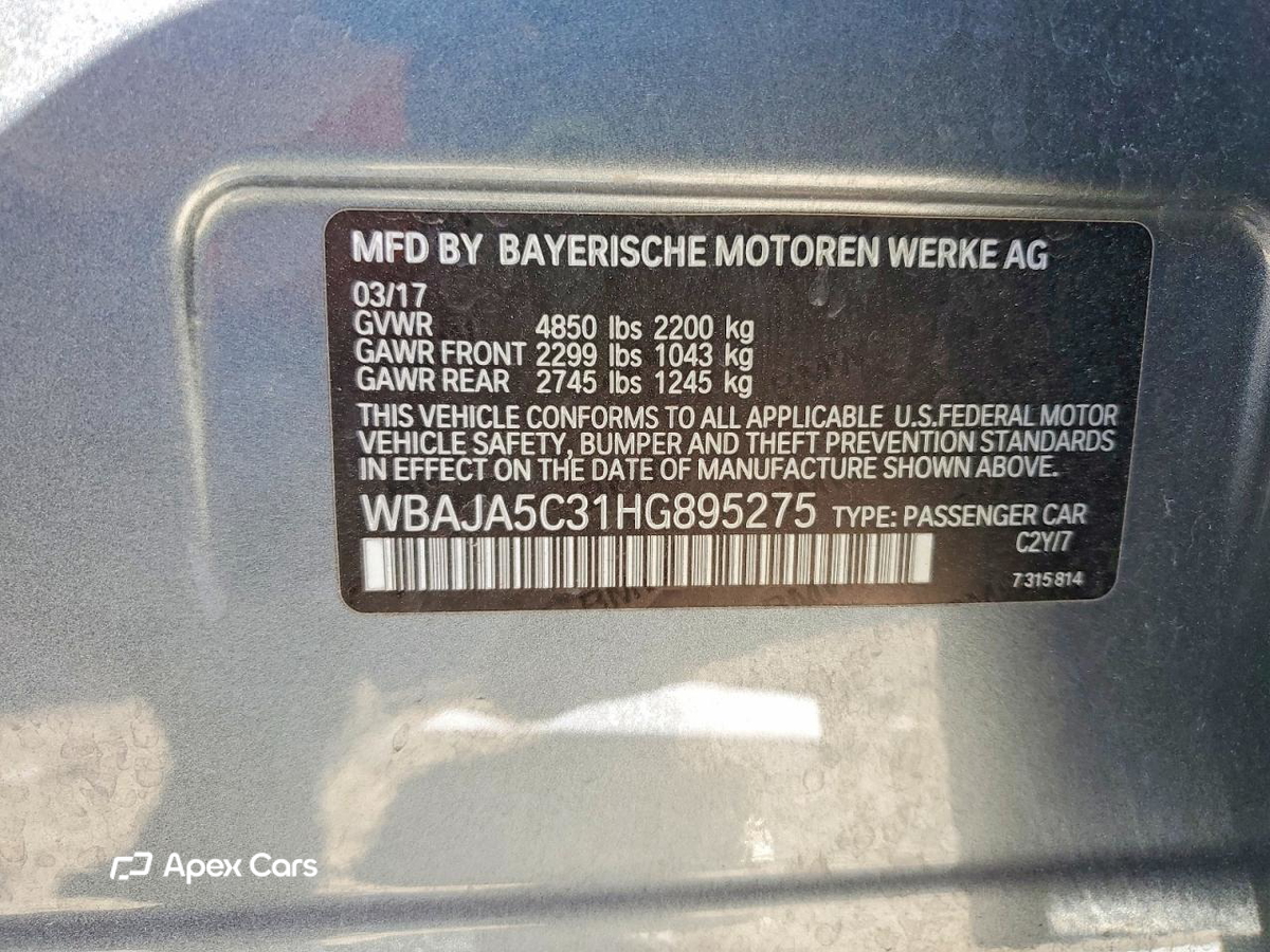 BMW Series 5 2017