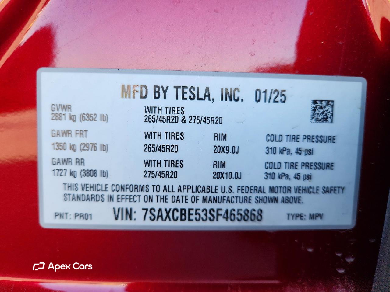Tesla Model X 2025
