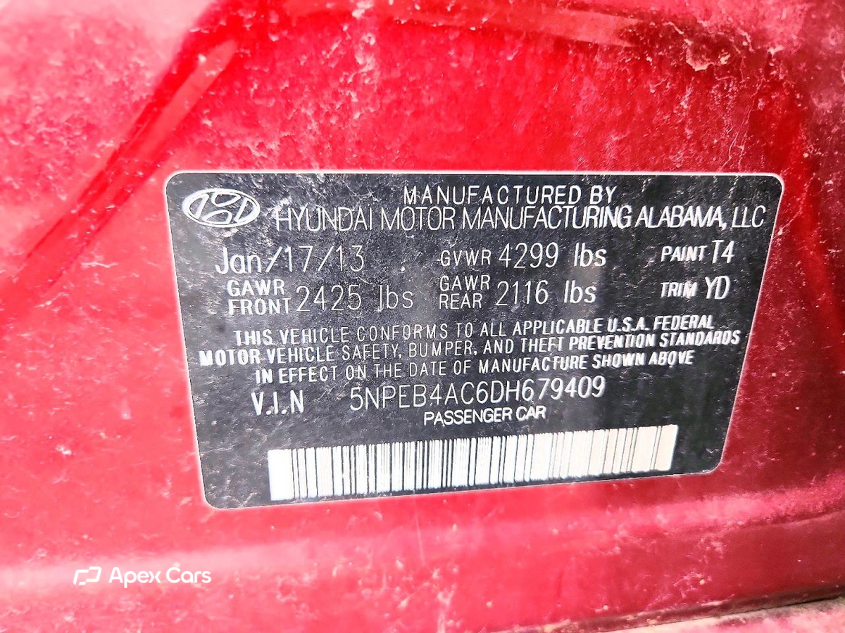 Hyundai Sonata 2013