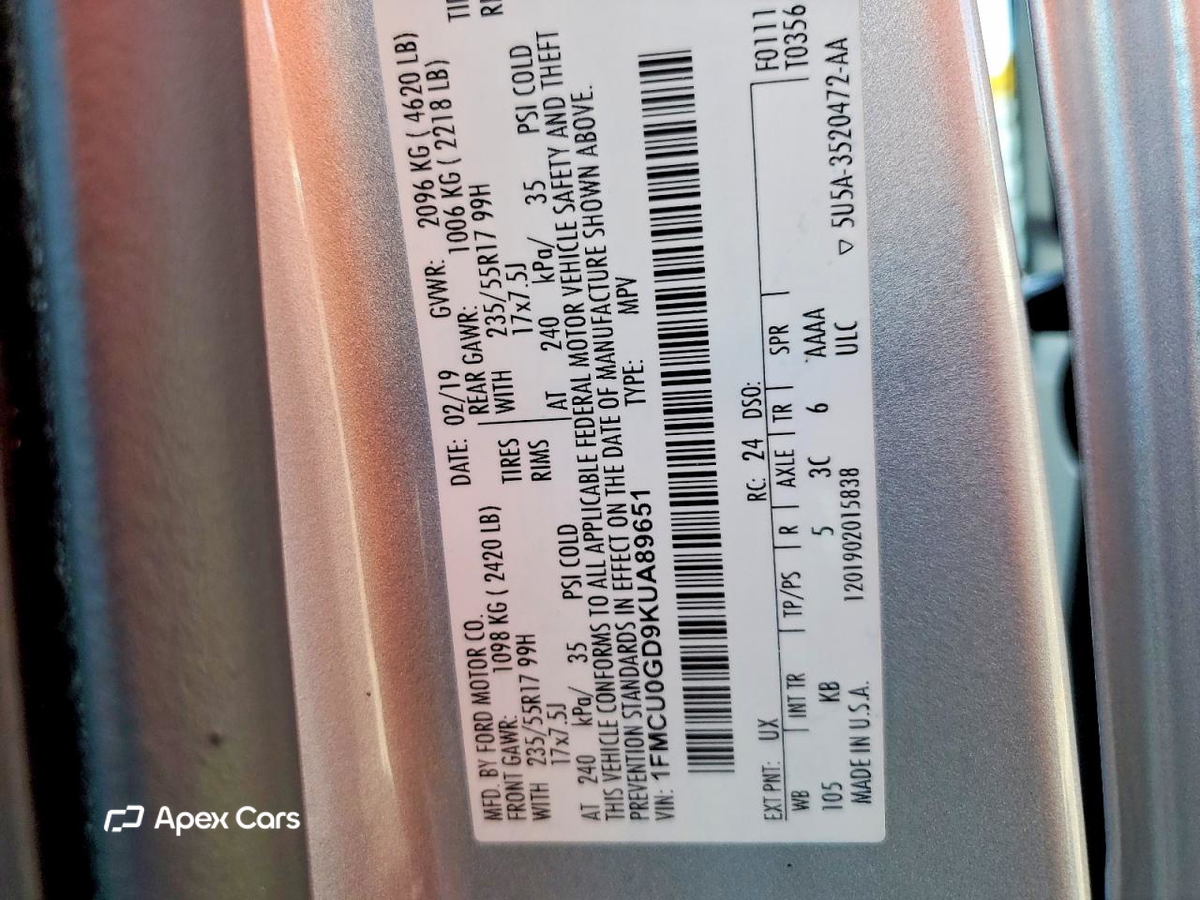 Ford Escape 2019