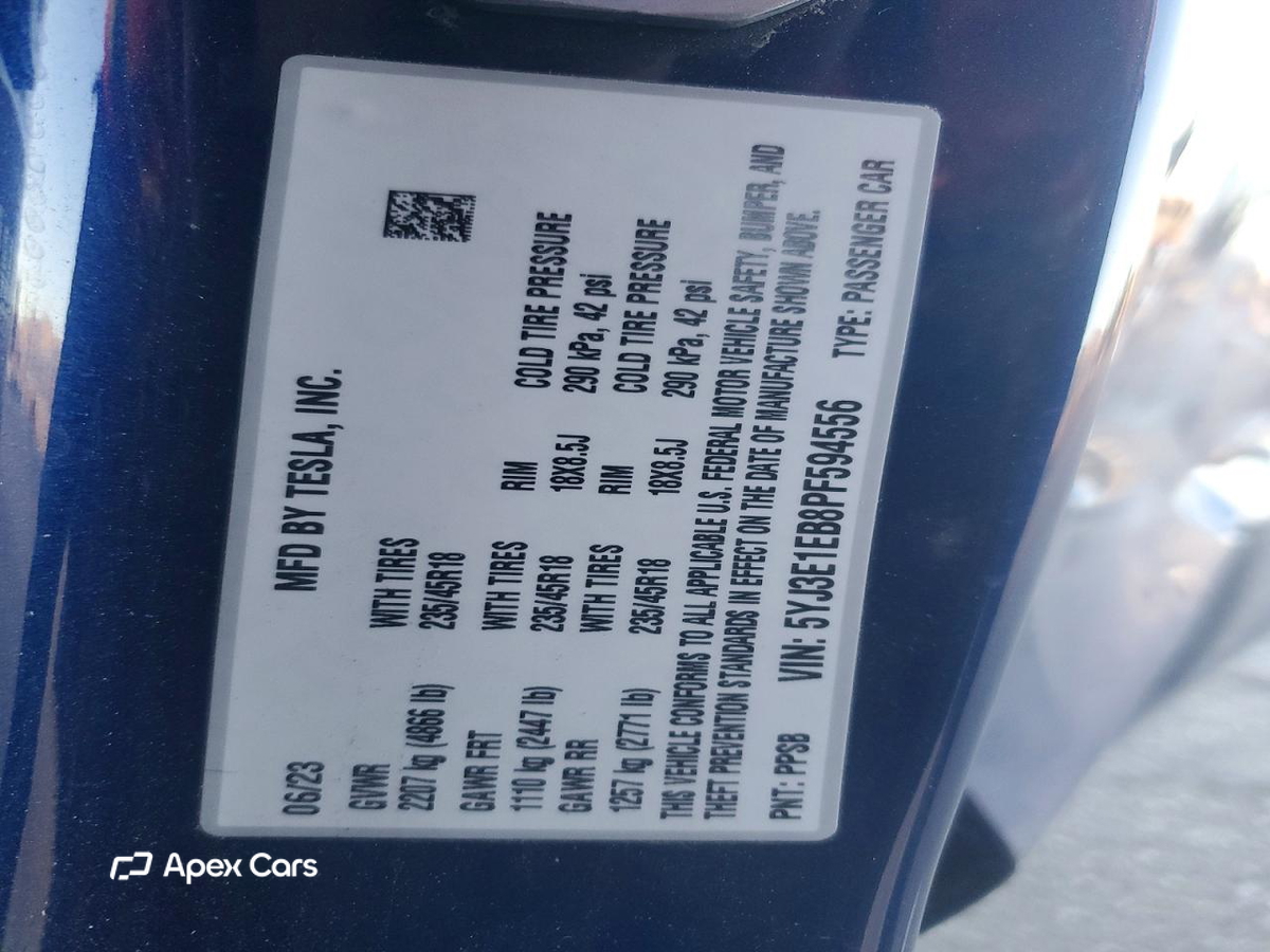 Tesla Model 3 2023