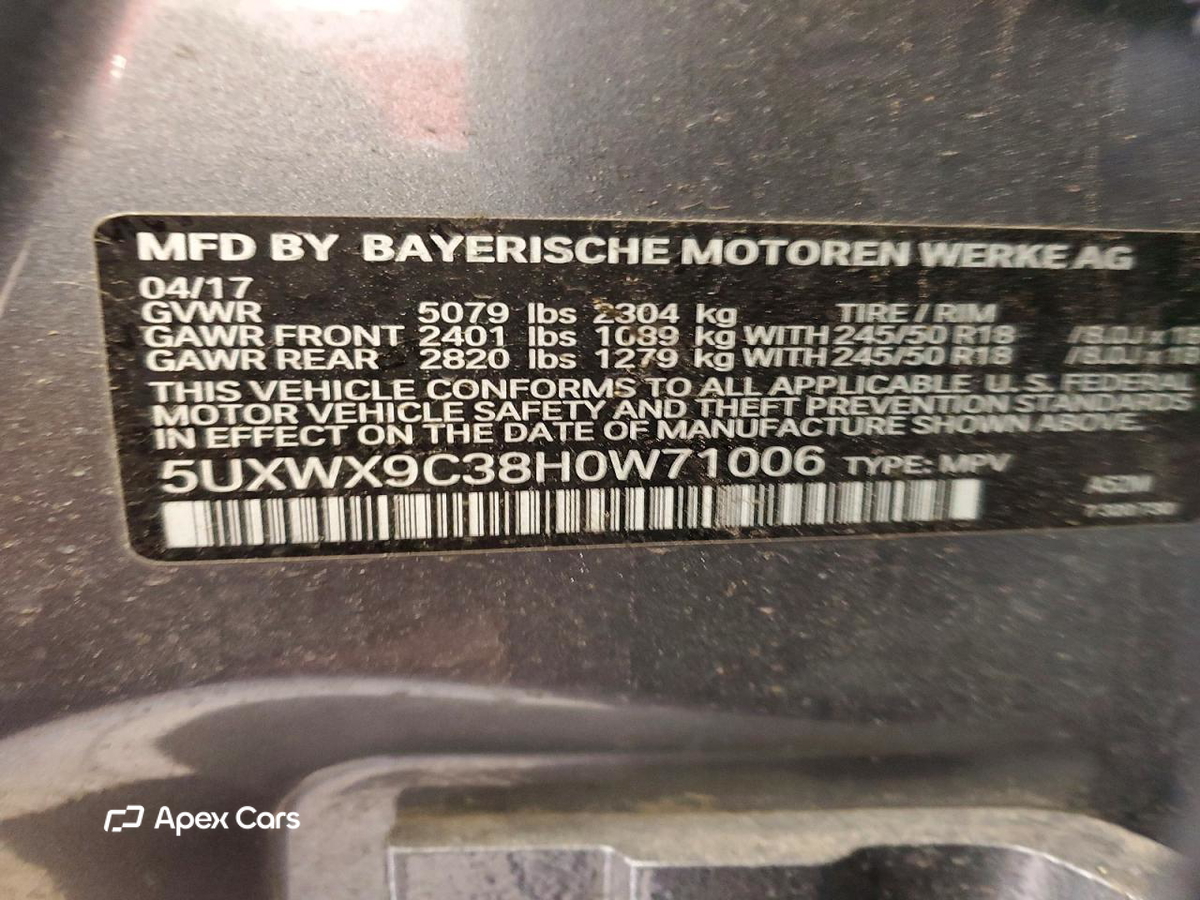 BMW X3 2017