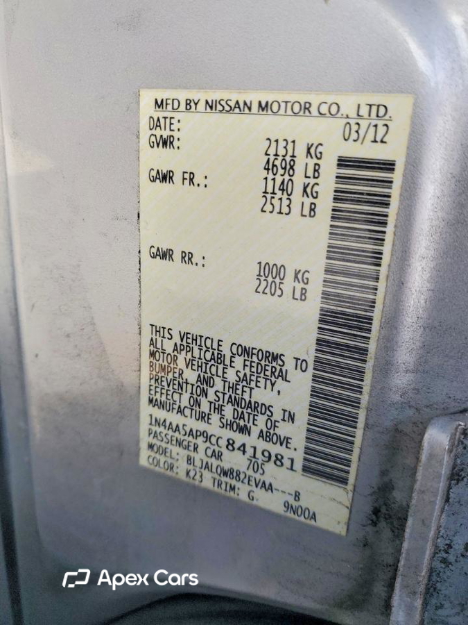 Nissan Maxima 2012