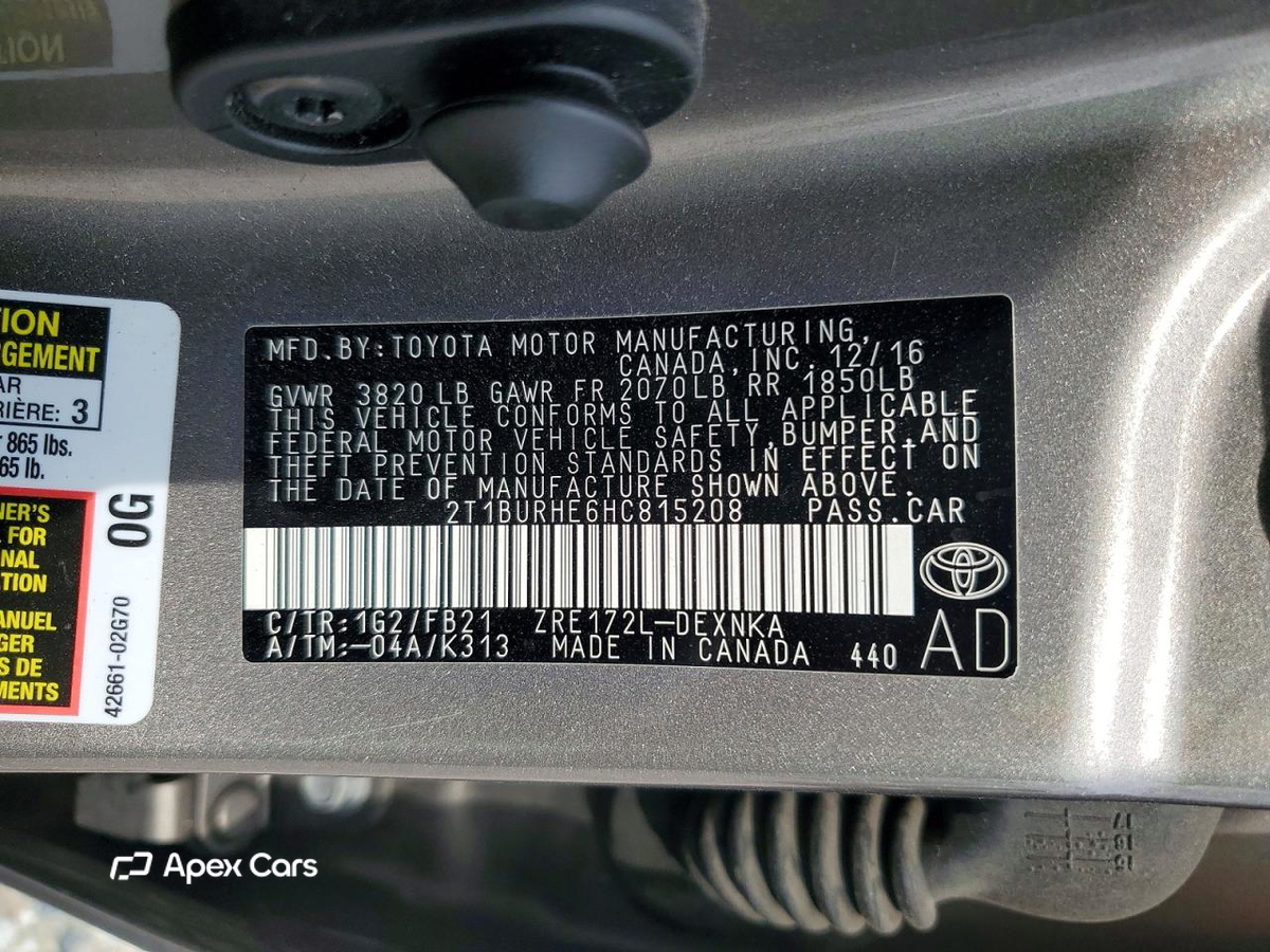 Toyota Corolla 2017