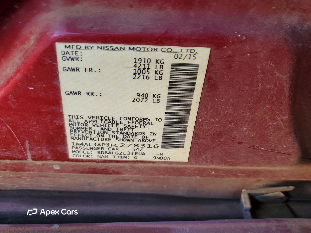 Nissan Altima 2015