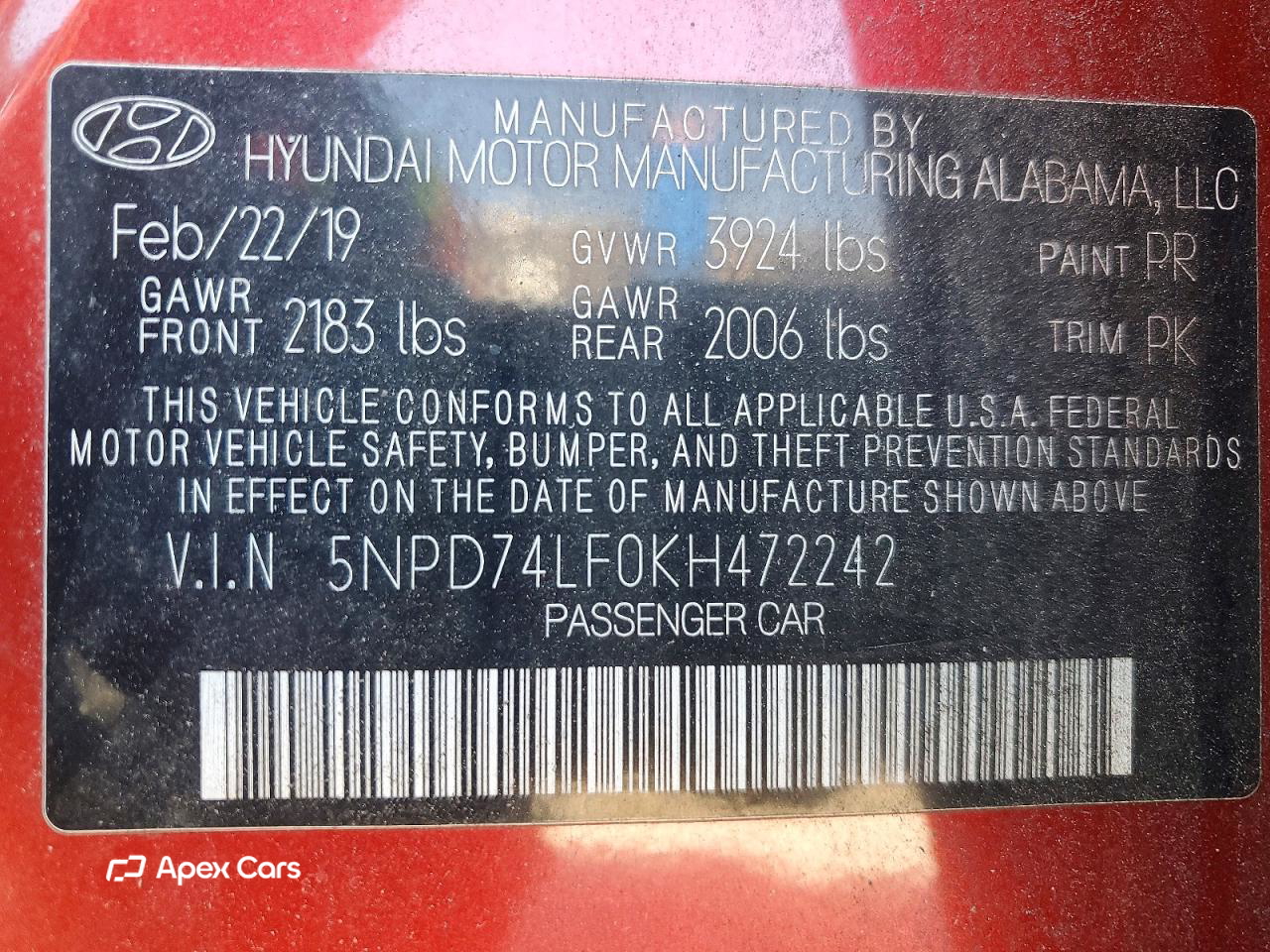 Hyundai Elantra 2019