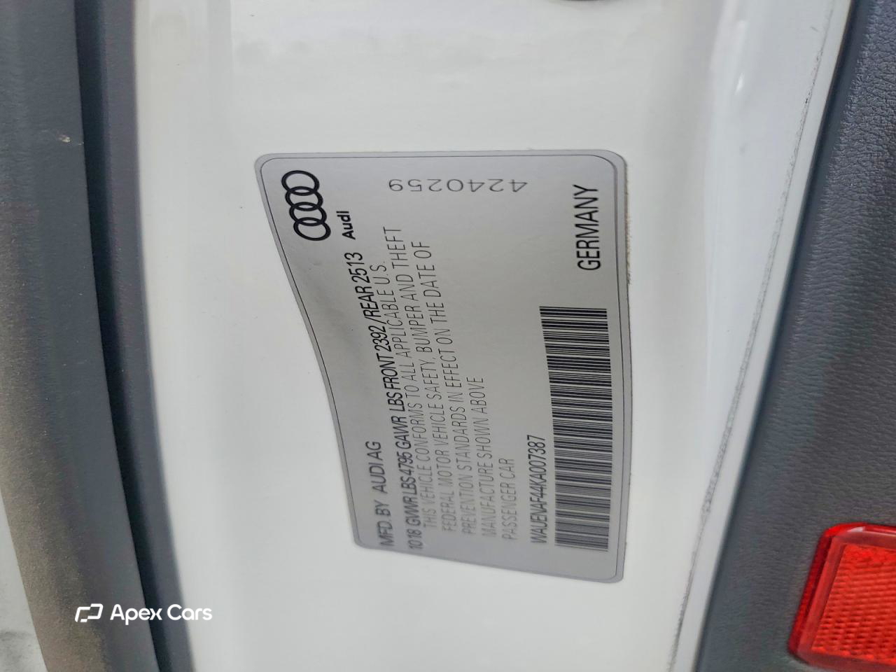 Audi A4 2019