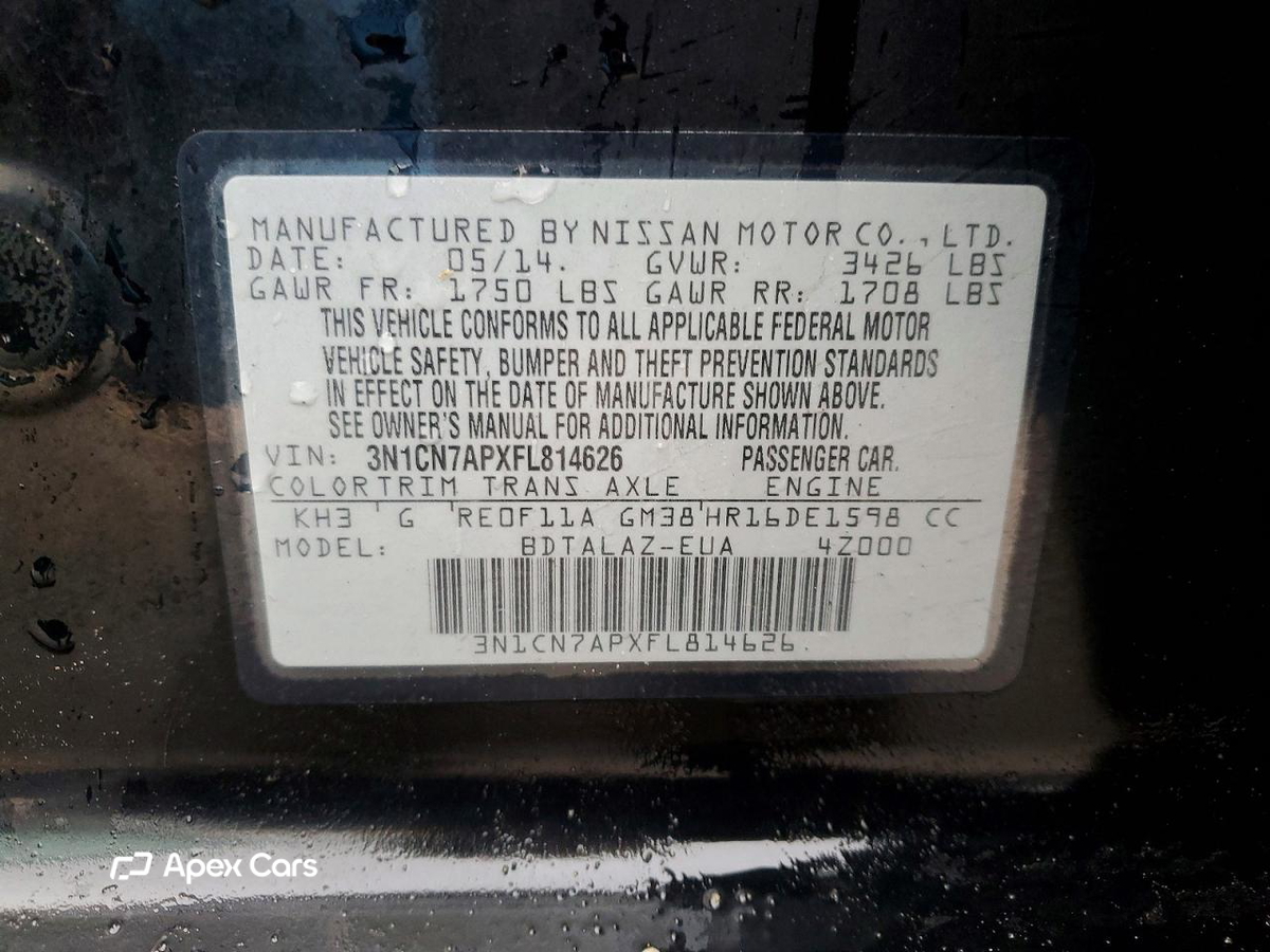Nissan Versa 2015