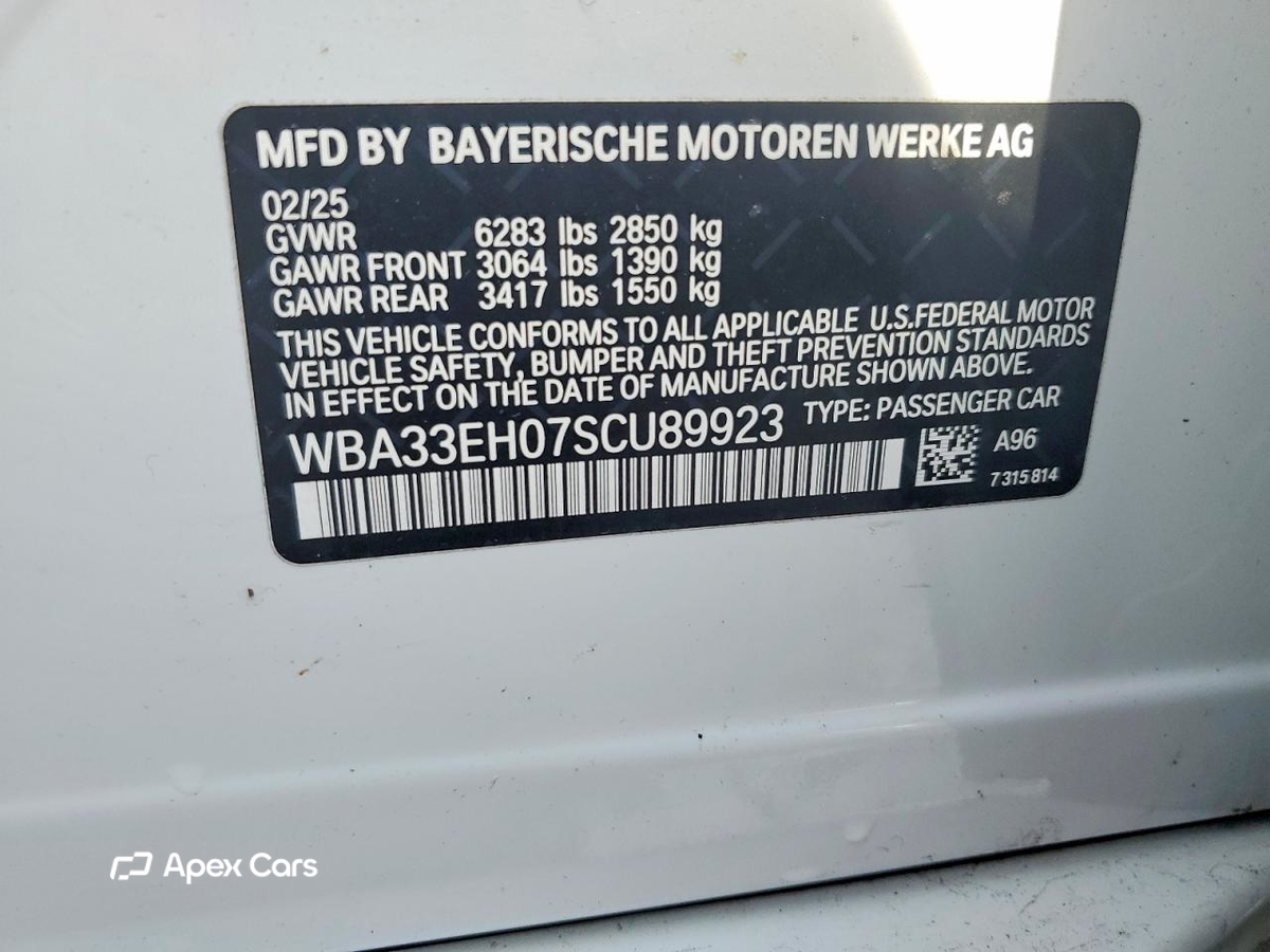 BMW Series 7 2025
