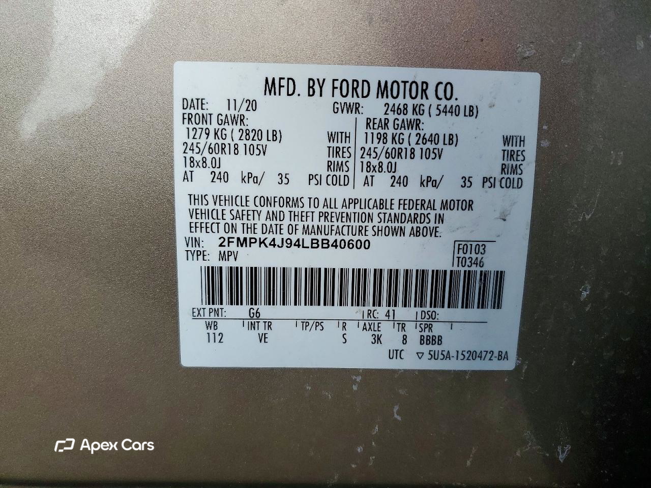 Ford Edge 2020
