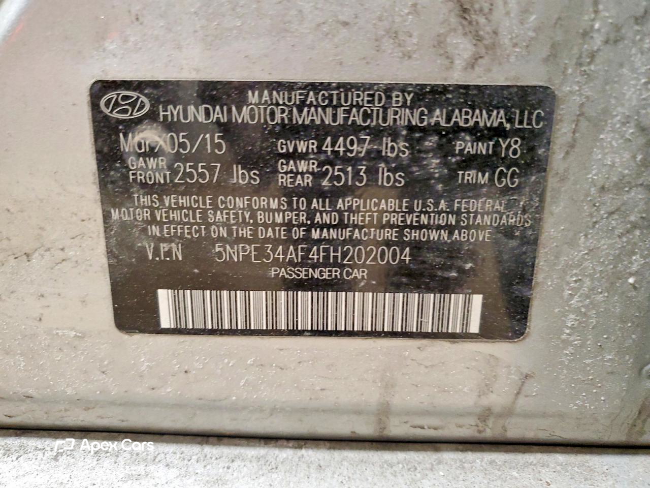 Hyundai Sonata 2015
