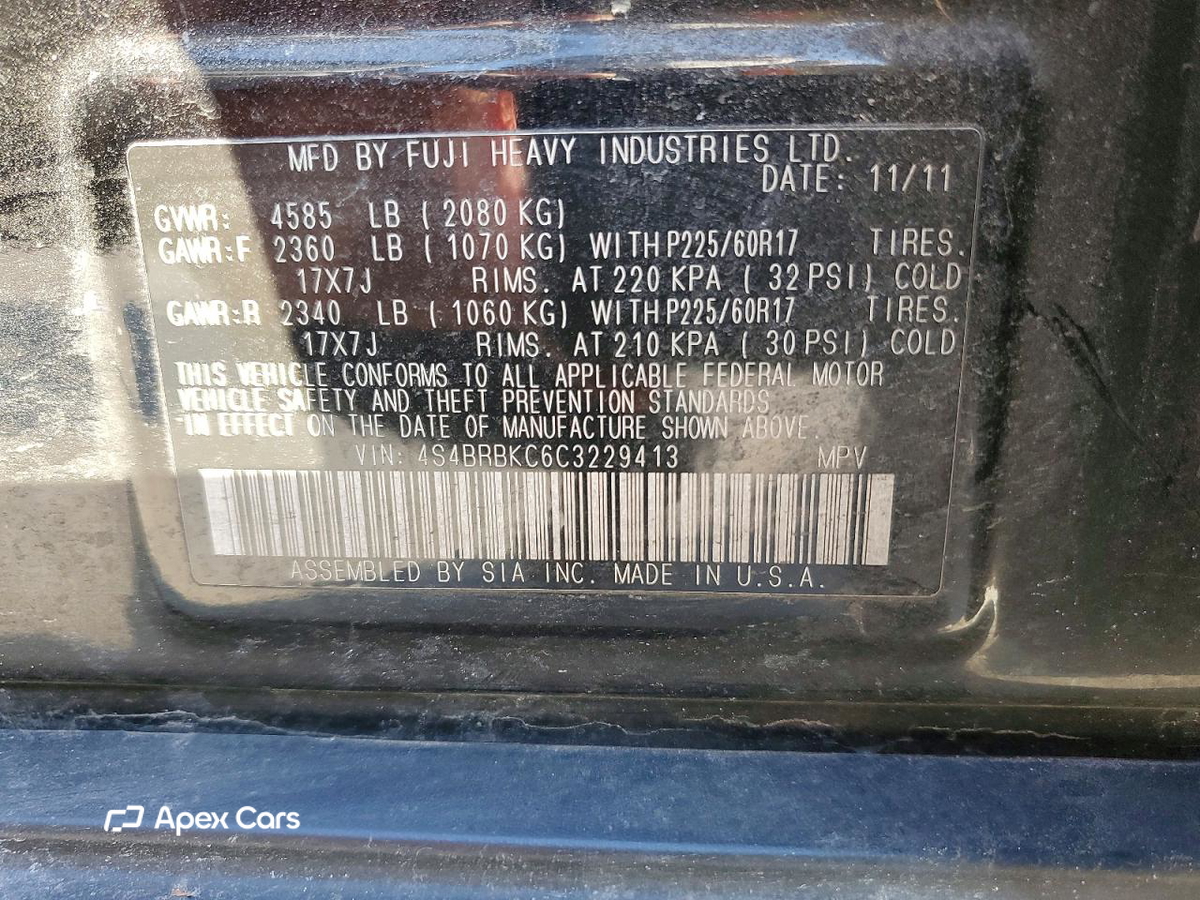 Subaru Outback 2012