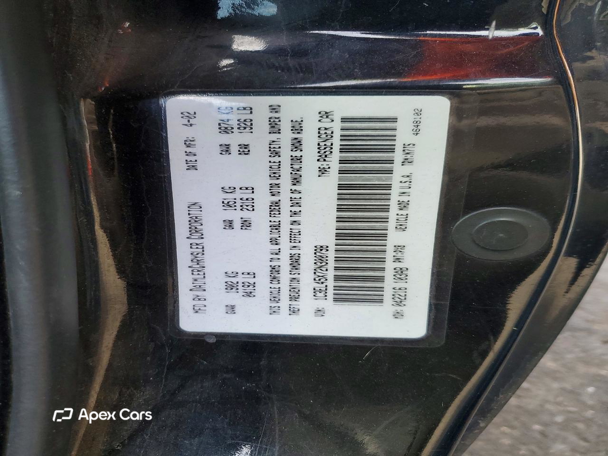 Chrysler Sebring 2002