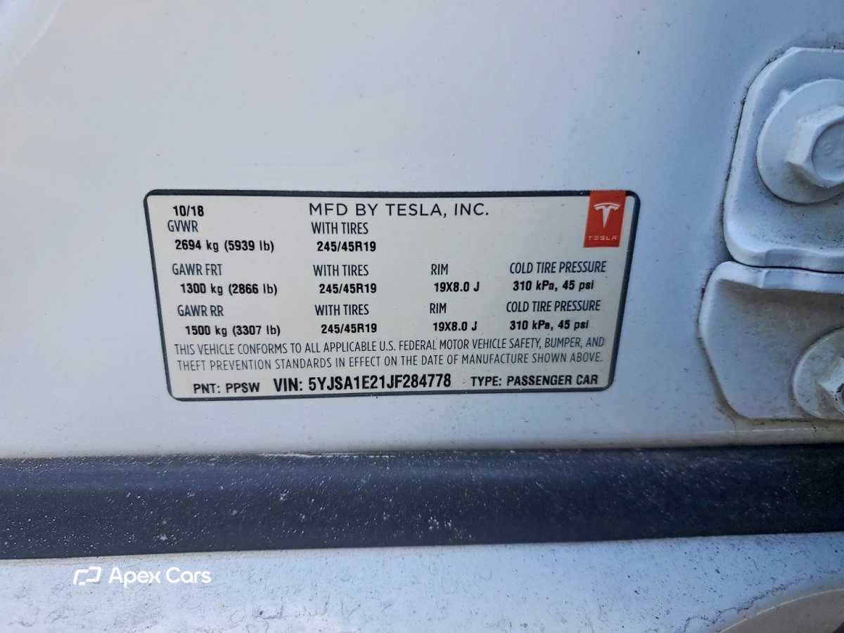 Tesla Model S 2018