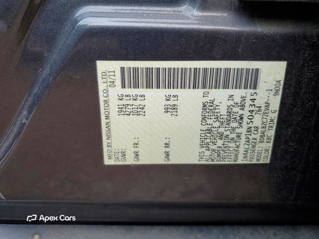 Nissan Altima 2011