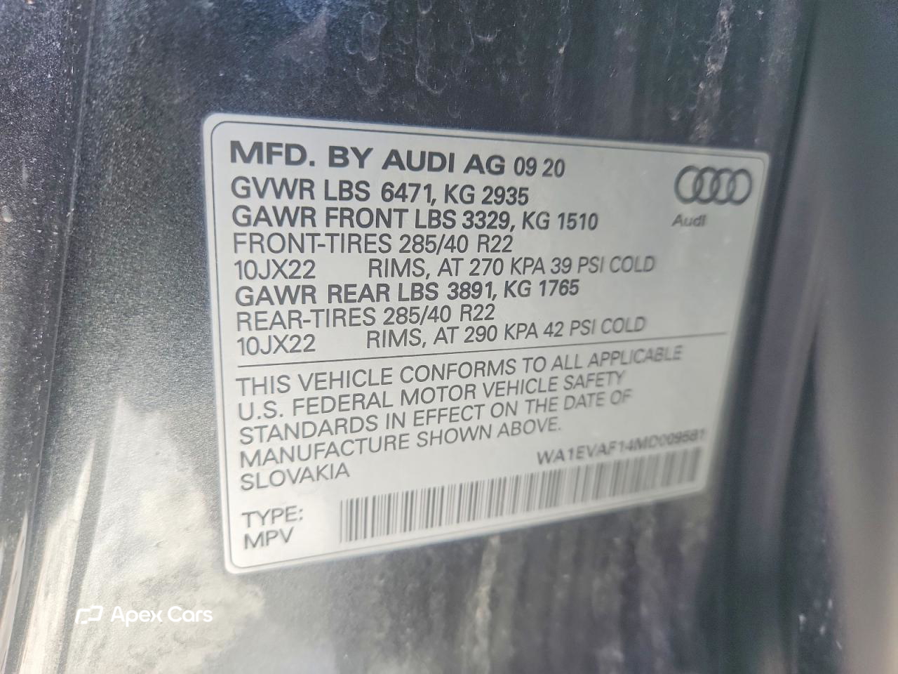Audi Q8 2021