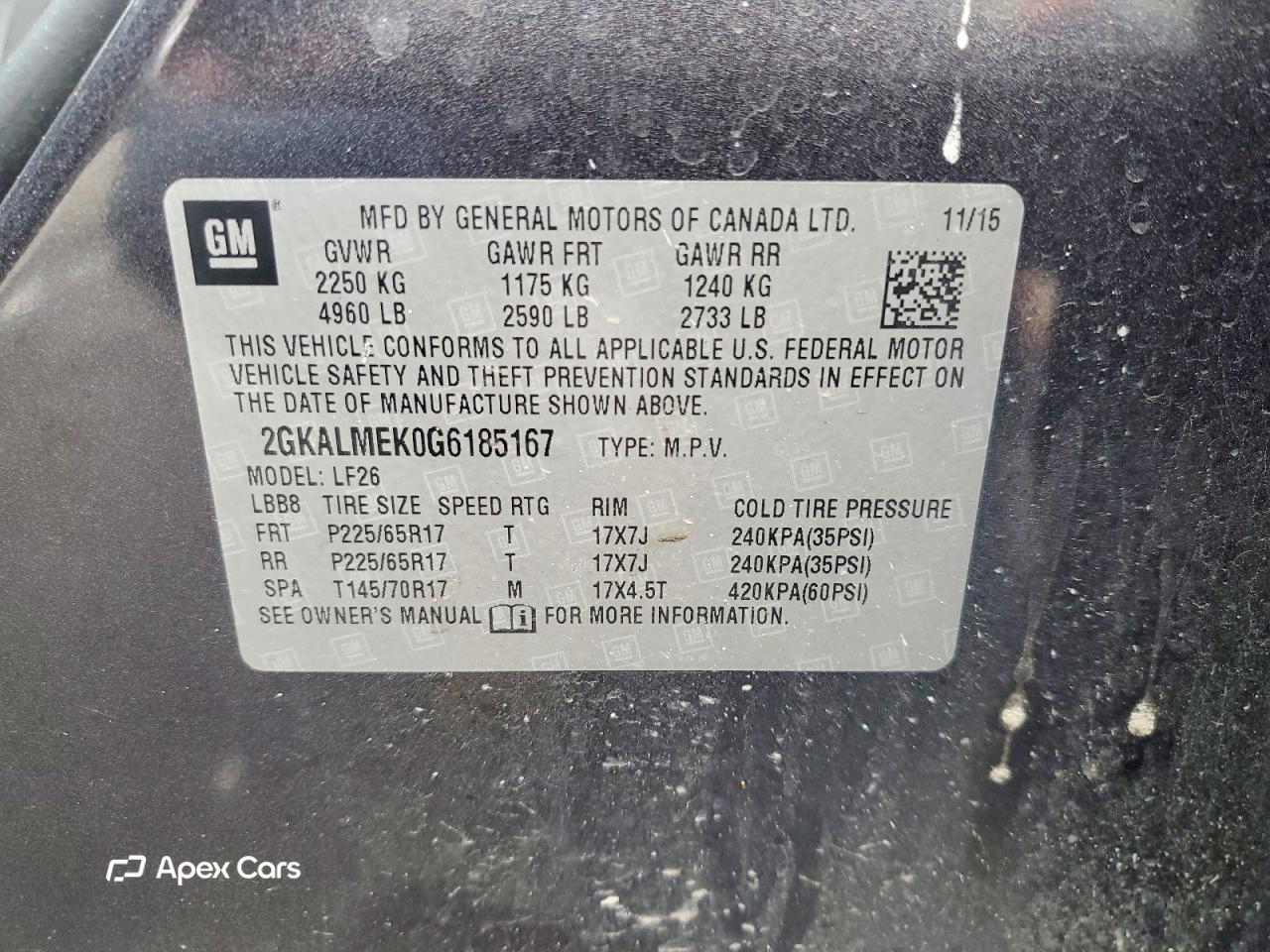 GMC Terrain 2016