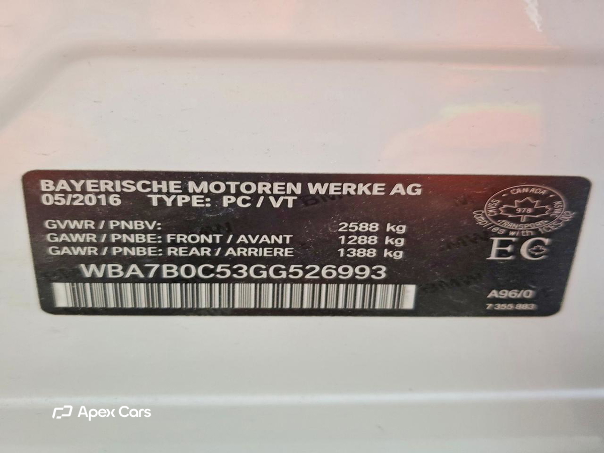 BMW Series 7 2016